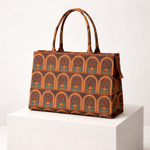 Monarch Canvas Tote — Amber Palace