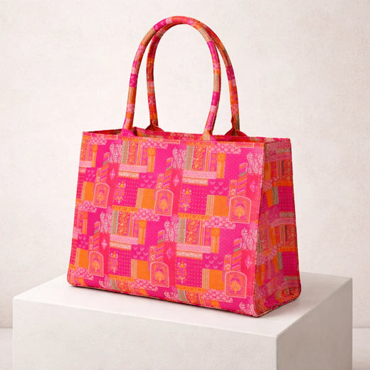Monarch Canvas Tote — Imperial Fuchsia